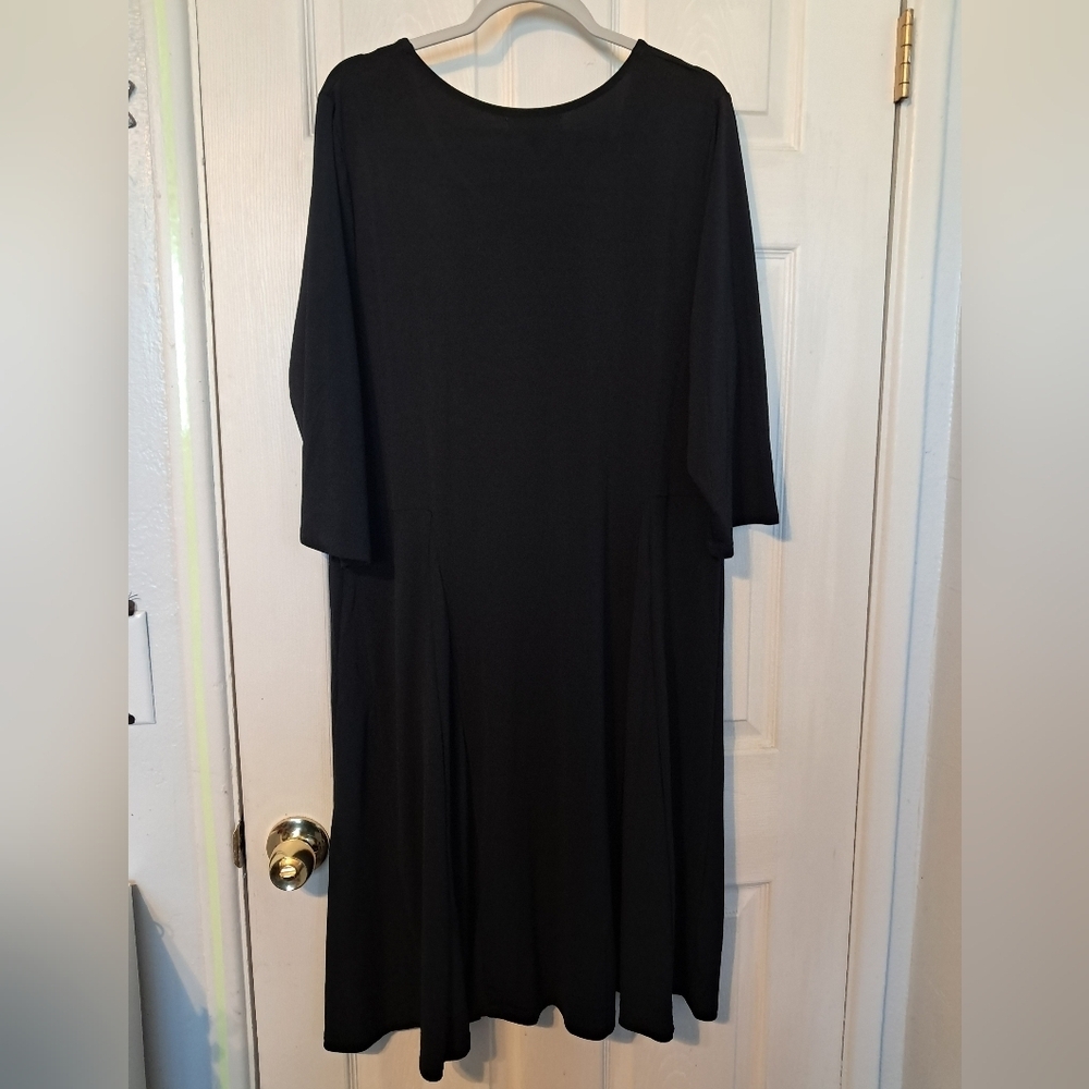 Roamans Dress with Infinity Scarf - Picture 4 of 9